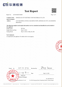 product certificate of betely